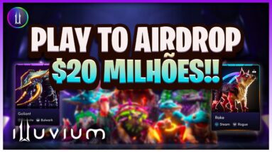 AIRDROP GIGANTESCO NO ILLUVIUM! $20 MILHÕES DE DÓLARES! NÃO FIQUE DE FORA!