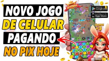 NOVO JOGO DE CELULAR PAGANDO PIX! Como GANHAR DINHEIRO no MATCH WAR SAGA - FREE TO PLAY
