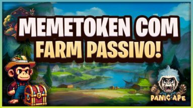 PANIC APE - MEMETOKEN COM STAKE DE 1% AO DIA!
