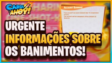 CONTAS LIBERADAS? NOVAS INFORMAÇÕES SOBRE O BANIMENTO EM MASSA NO CARDS AHOY!