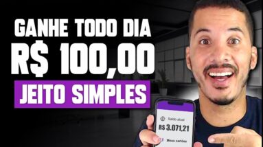 Maneira fácil de ganhar dinheiro online na internet (R$100 por dia)
