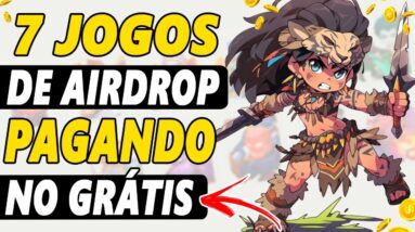 MELHORES JOGOS PLAY TO AIRDROP GRÁTIS E PAGANDO! CORRE PRA GANHAR DINHEIRO EM 2024