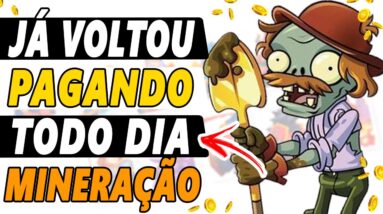 VOLTOU PAGANDO HOJE! COMO GANHAR NO ZOMBIE MINER MINERAÇÃO (CLICK TO EARN)