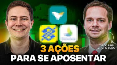 3 MELHORES AÇÕES PARA INVESTIR HOJE (e se aposentar com dividendos)!