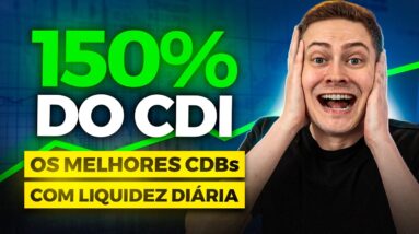 GANHE ATÉ 150% DO CDI COM LIQUIDEZ DIÁRIA!